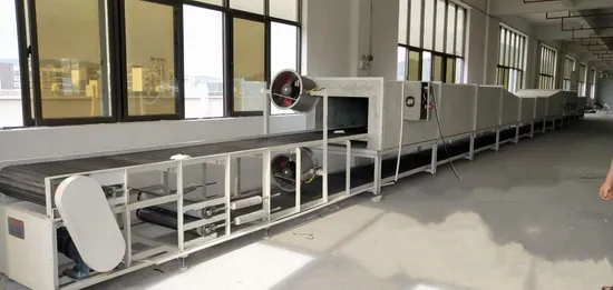 Secador de túnel IR de vidro