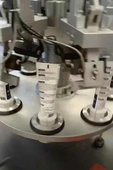 Máquina automática completa de enchimento e selagem de tubo de pasta de dente para adesivo selante