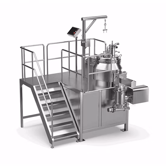 Produtos químicos farmacêuticos de alta eficiência granulação de ebulição de cacau Preço fluidizado Secador de secagem por spray Máquina de granulação Máquina de secagem de leito fluidizado