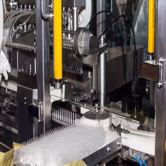 Sem garrafa, sem enchimento, equipamento de enchimento e vedação de ampola de plástico de vidro injetável automático inteligente